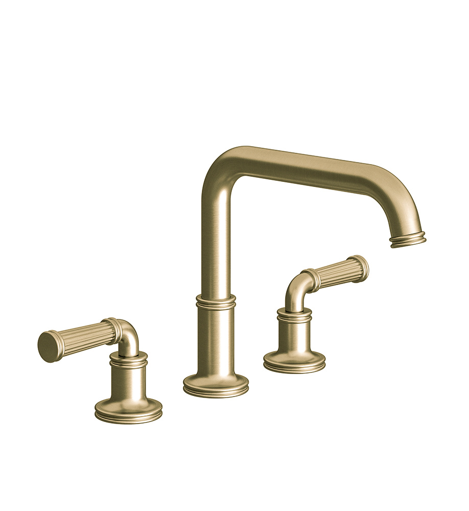 Classic H Deck mounted Roman bath faucet