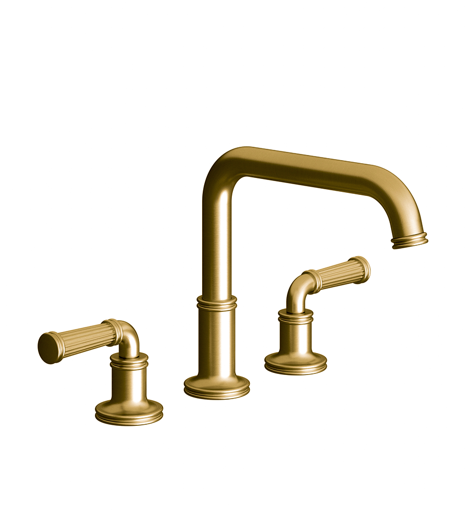 Classic H Deck mounted Roman bath faucet