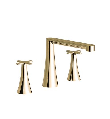Konic Deck mounted Roman bath faucet