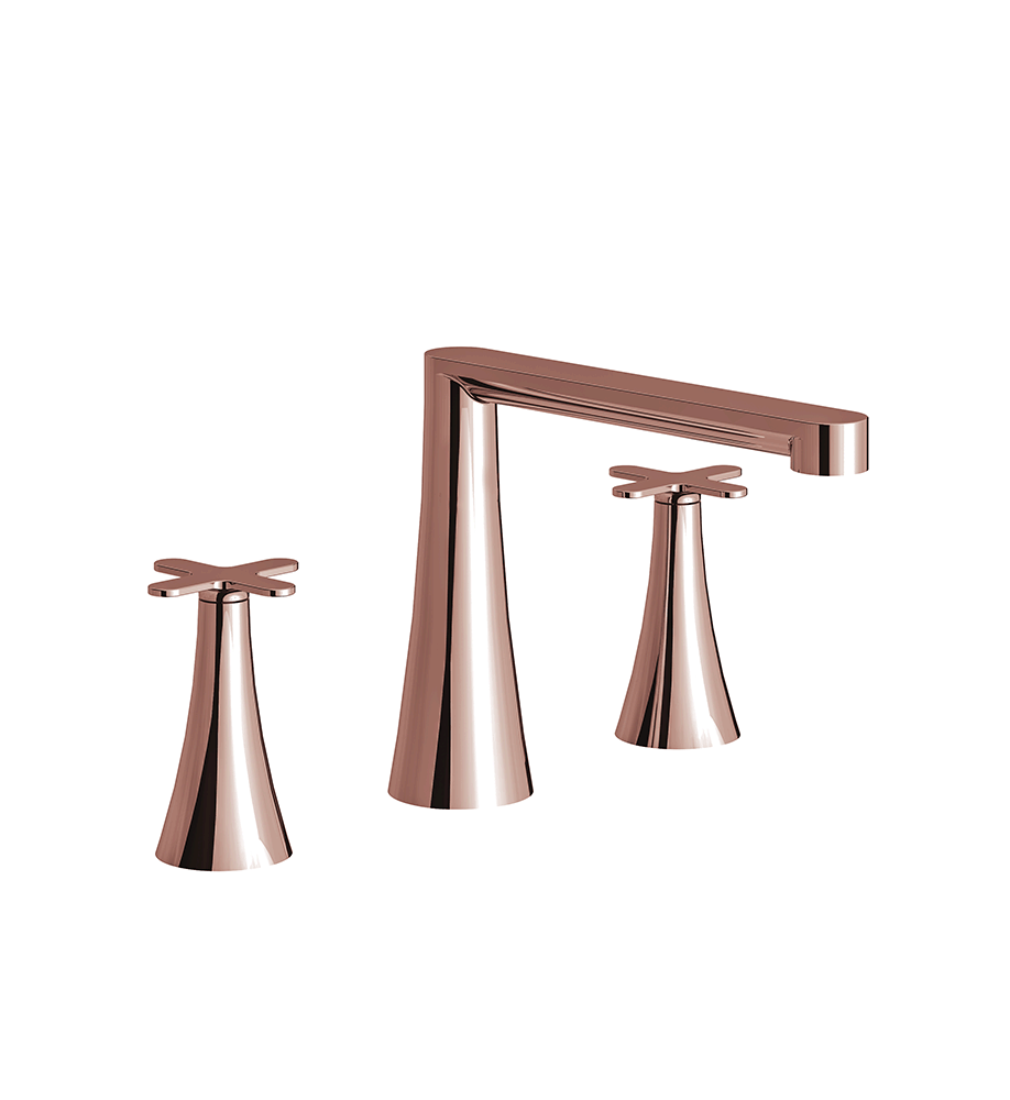 Konic Deck mounted Roman bath faucet