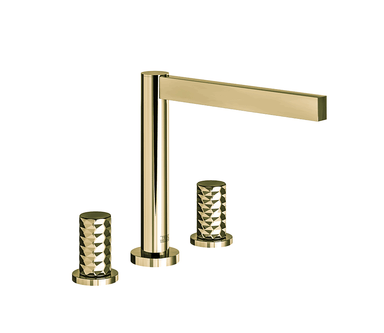 Lollipop Deck mounted Roman bath faucet 3/4" valves - Diamond