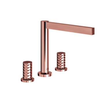 Lollipop Deck mounted Roman bath faucet 3/4" valves - Diamond