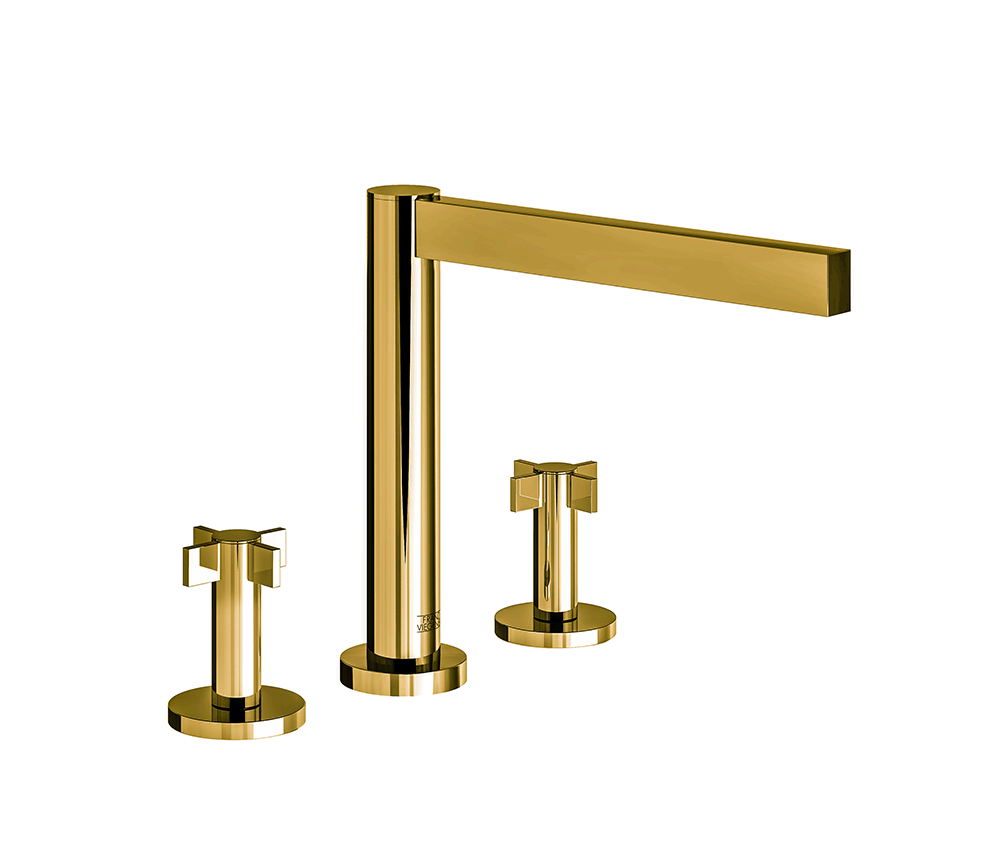 Lollipop Deck mounted Roman bath faucet 3/4" valves