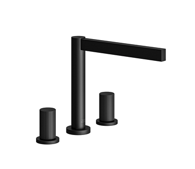 Lollipop Deck mounted Roman bath faucet 3/4" valves - Vertical Lines