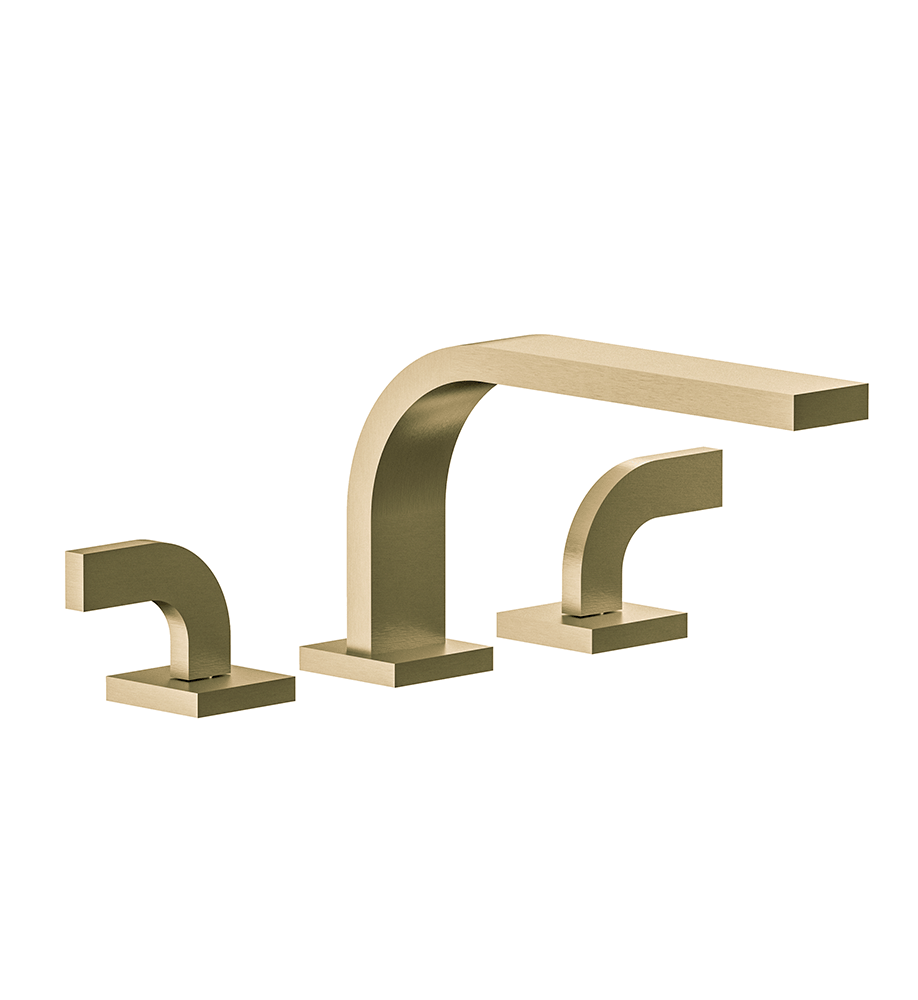 Domino Deck mounted Roman bath faucet