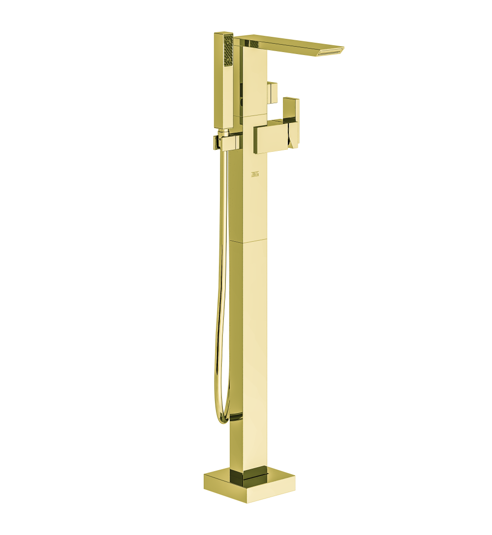 Groovy Square freestanding tub faucet - Trim only