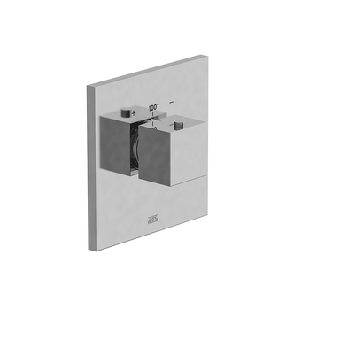Universal Square Thermostatic Shower Trim, 1 Function