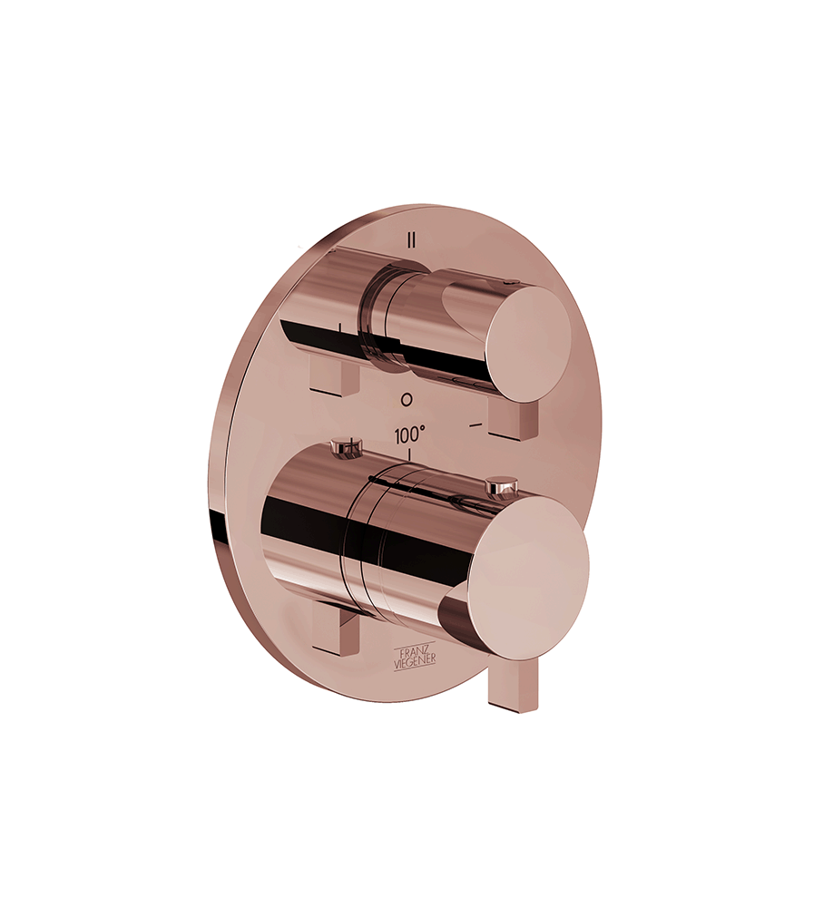 Seven Thermostatic Shower Trim with Three-way Diverter, 3 Functions