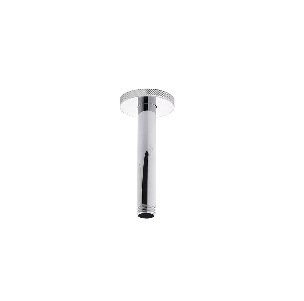 Techno Chic Ceiling shower arm - Knurling