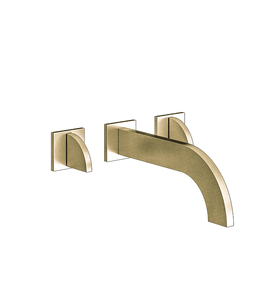 Edge Wall-mounted lavatory faucet - trim only