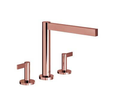 Lollipop Deck mounted Roman bath faucet 3/4" valves