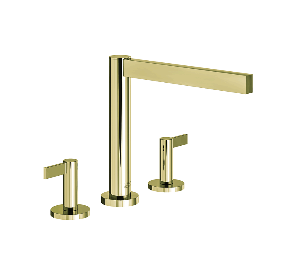 Lollipop Deck mounted Roman bath faucet 3/4" valves