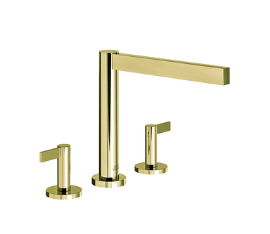 Lollipop Deck mounted Roman bath faucet 3/4" valves