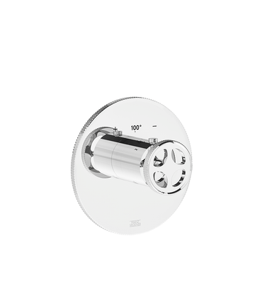 Techno Chic Thermostatic wall valve - trim only - Knurling