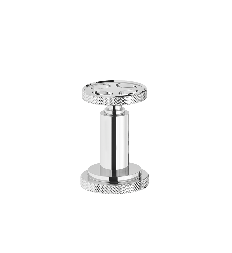 Techno Chic Volume Control Shower Trim, Knurling, 1 Function