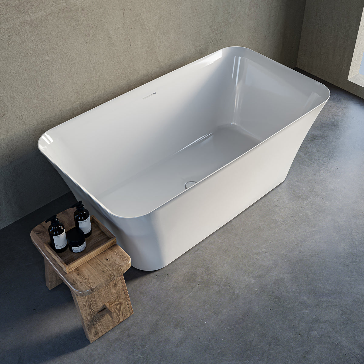 Heir 60" Freestanding Bathtub with Integral Overflow