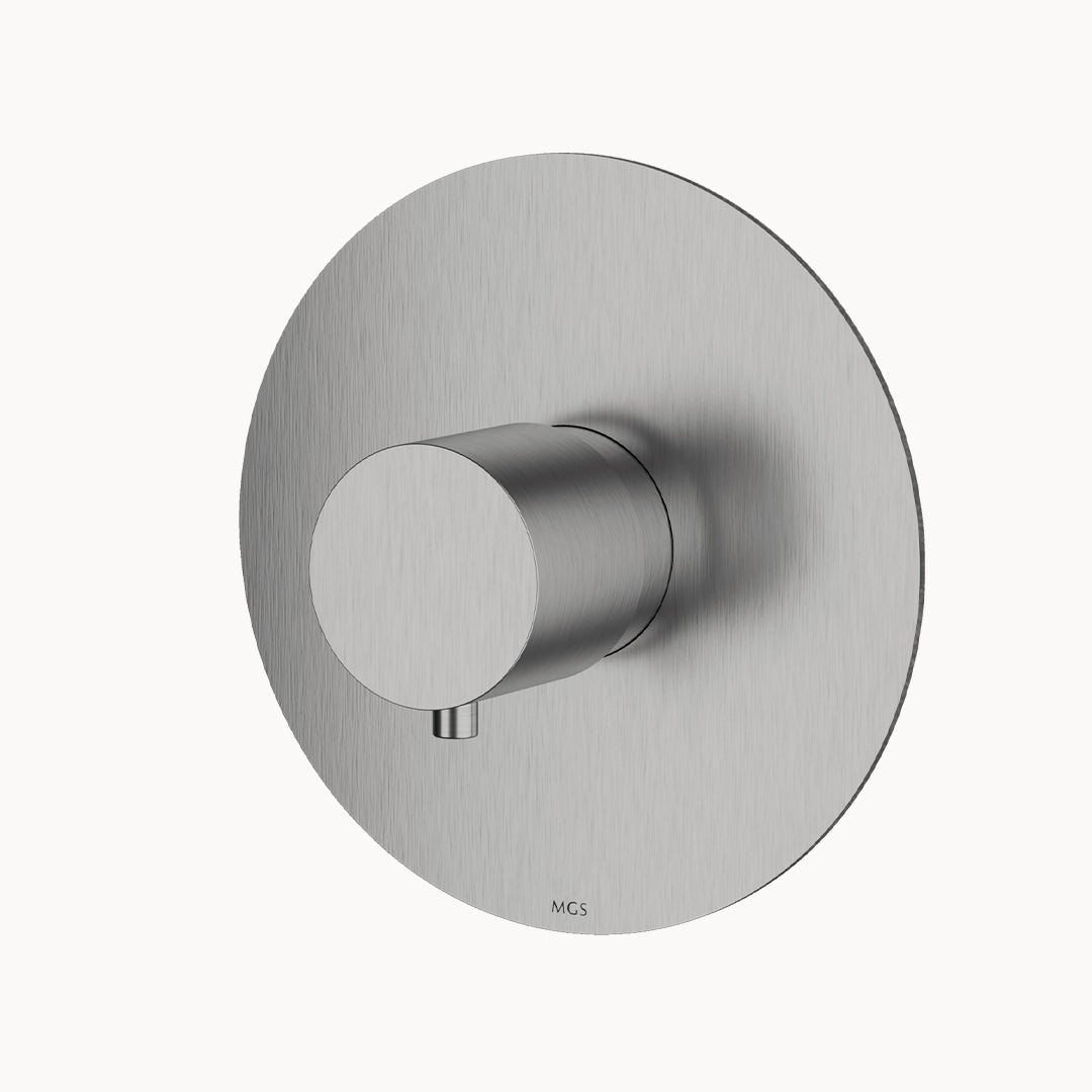 Minimal MB444N Stainless Steel Thermostatic Trim – 1 Function in Stainless Steel Matte