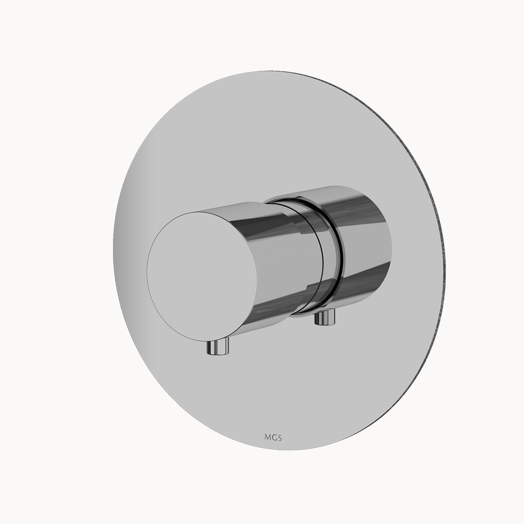 Minimal MB444N Stainless Steel Thermostatic Trim – 1 Function in Stainless Steel Polished