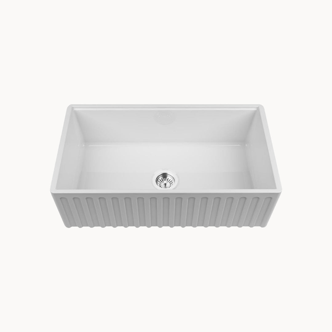 MENTON 30" Apron Front Single Bowl Kitchen Sink