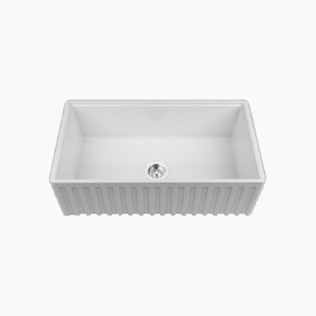 MENTON 33" Apron Front Single Bowl Kitchen Sink