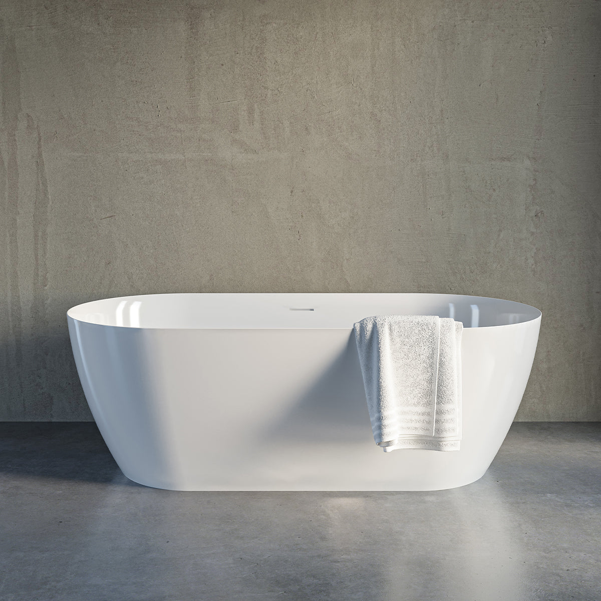 MPRO 66" Freestanding Bathtub with Integral Overflow