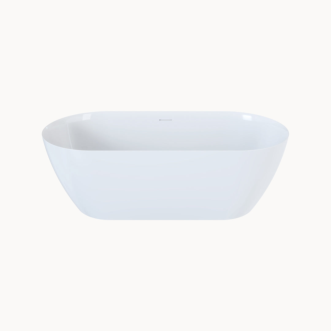 MPRO 66" Freestanding Bathtub with Integral Overflow