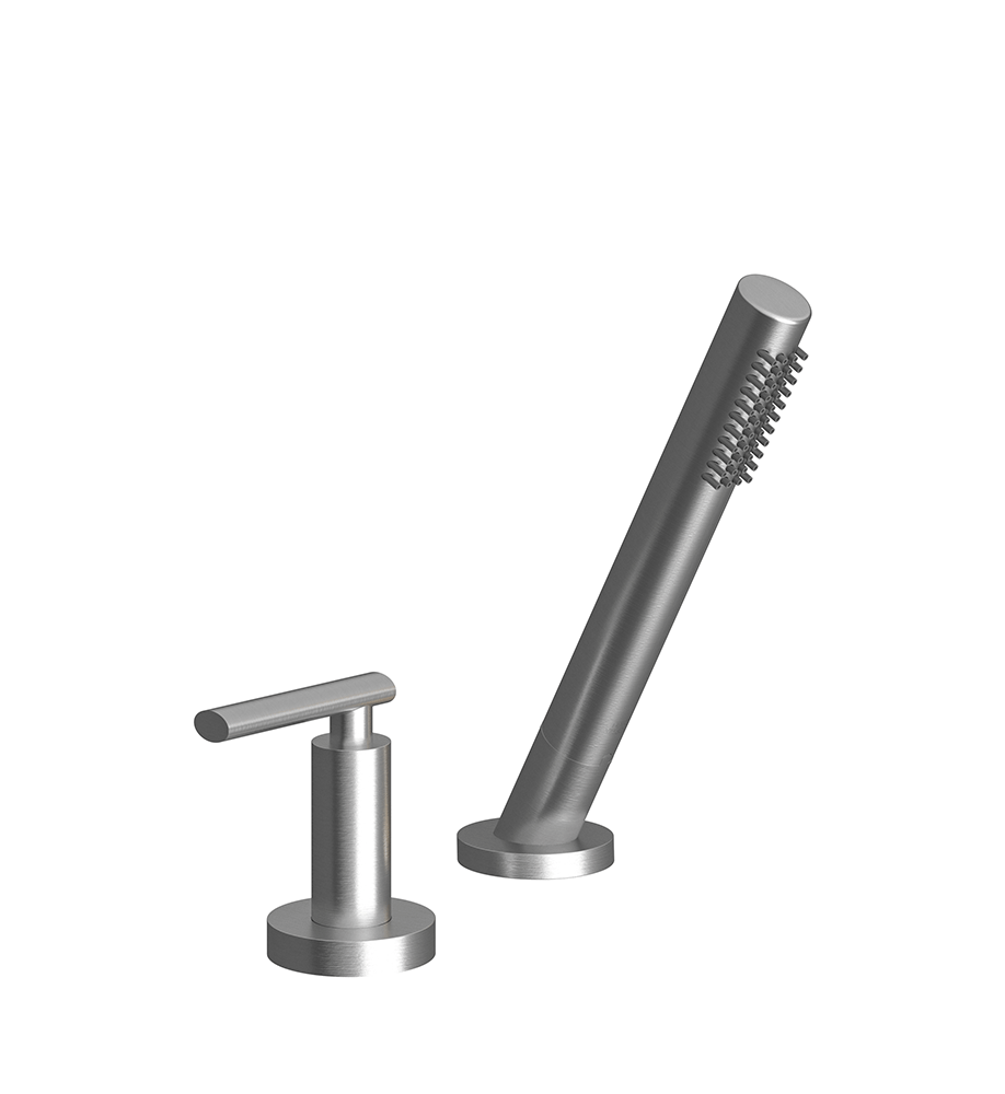 Nerea Deck-mount Roman Diverter and Handshower Set