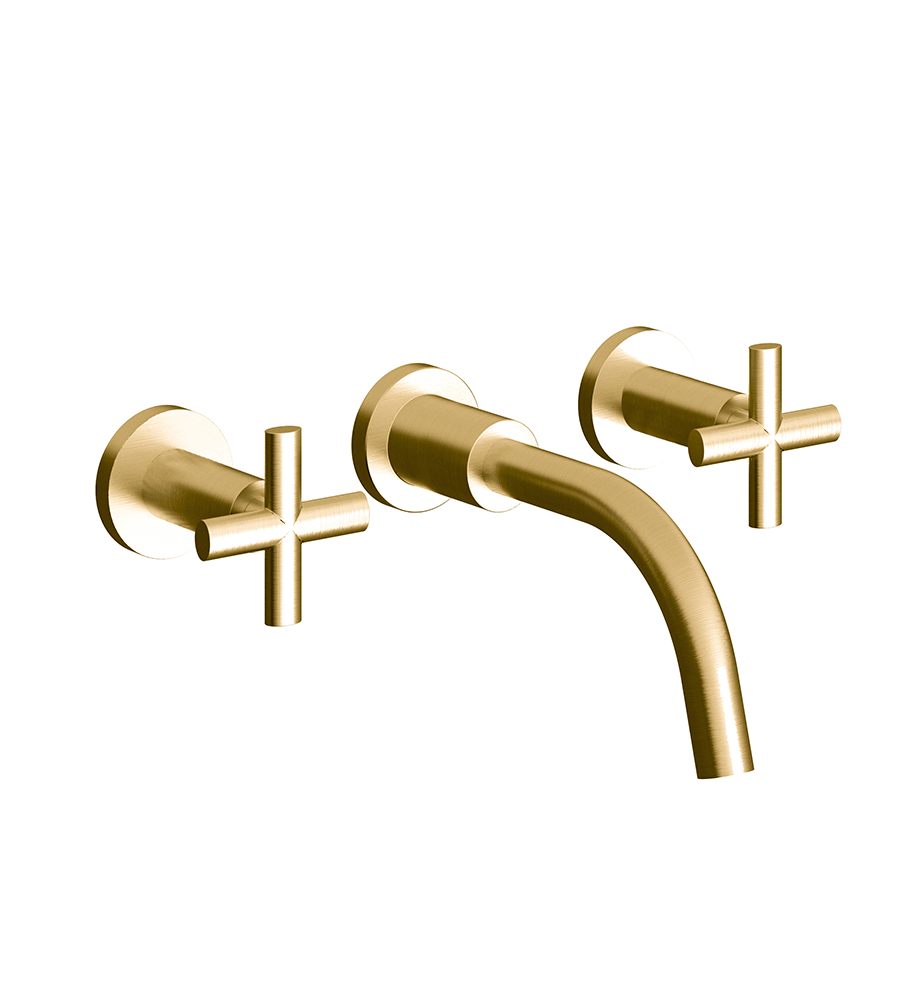 Nerea Wall-mounted lavatory faucet - trim only