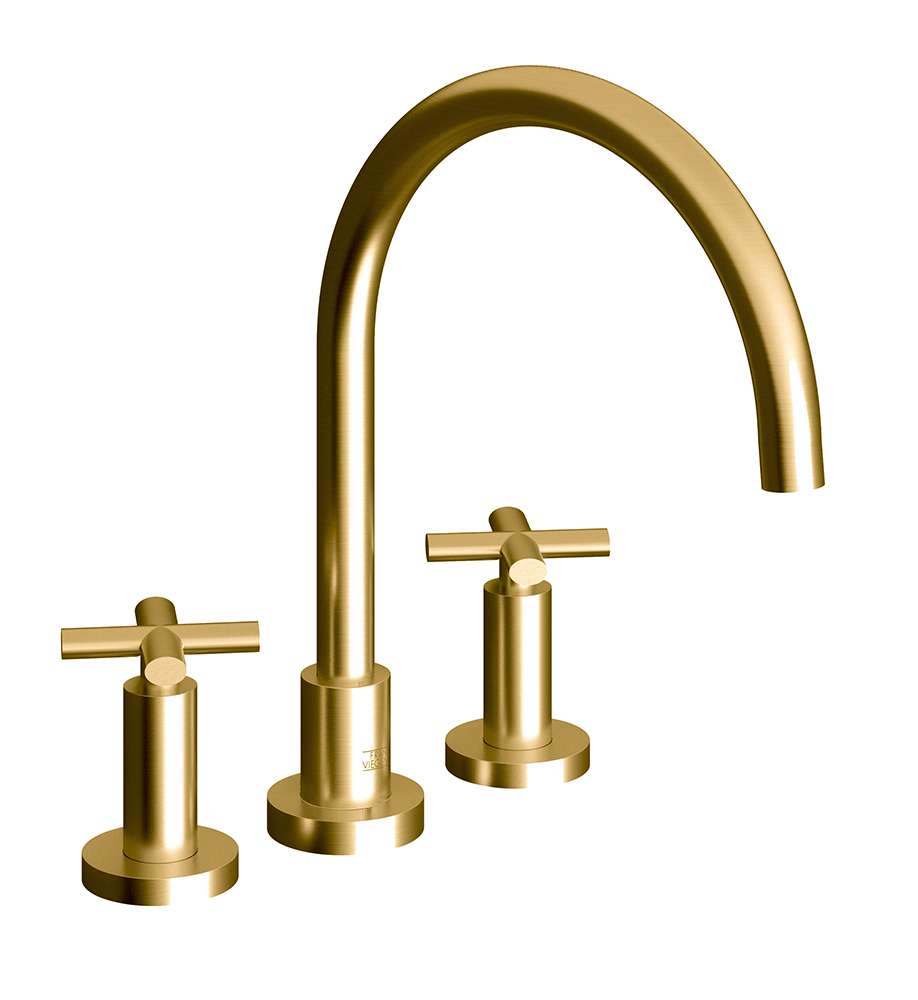 Nerea Deck mounted Roman bath faucet