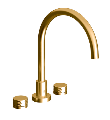 Nerea Deck mounted Roman bath faucet - Diamond