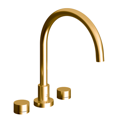 Nerea Deck mounted Roman bath faucet - Rings