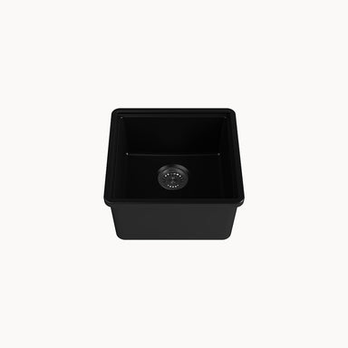 17" Normandy Single Bowl Undermount Square Sink