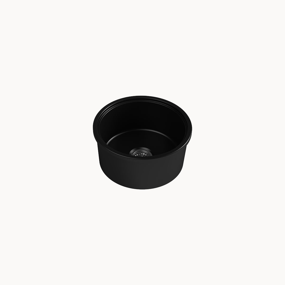 18" Normandy Single Bowl Undermount Round Sink