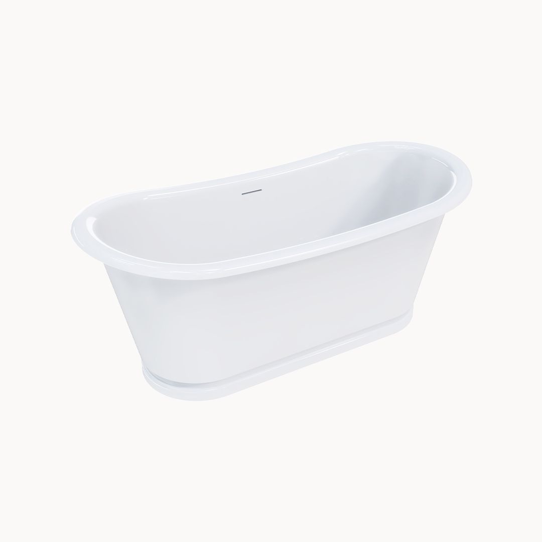 Winsome 66" Freestanding Bathtub with Integrated Overflow