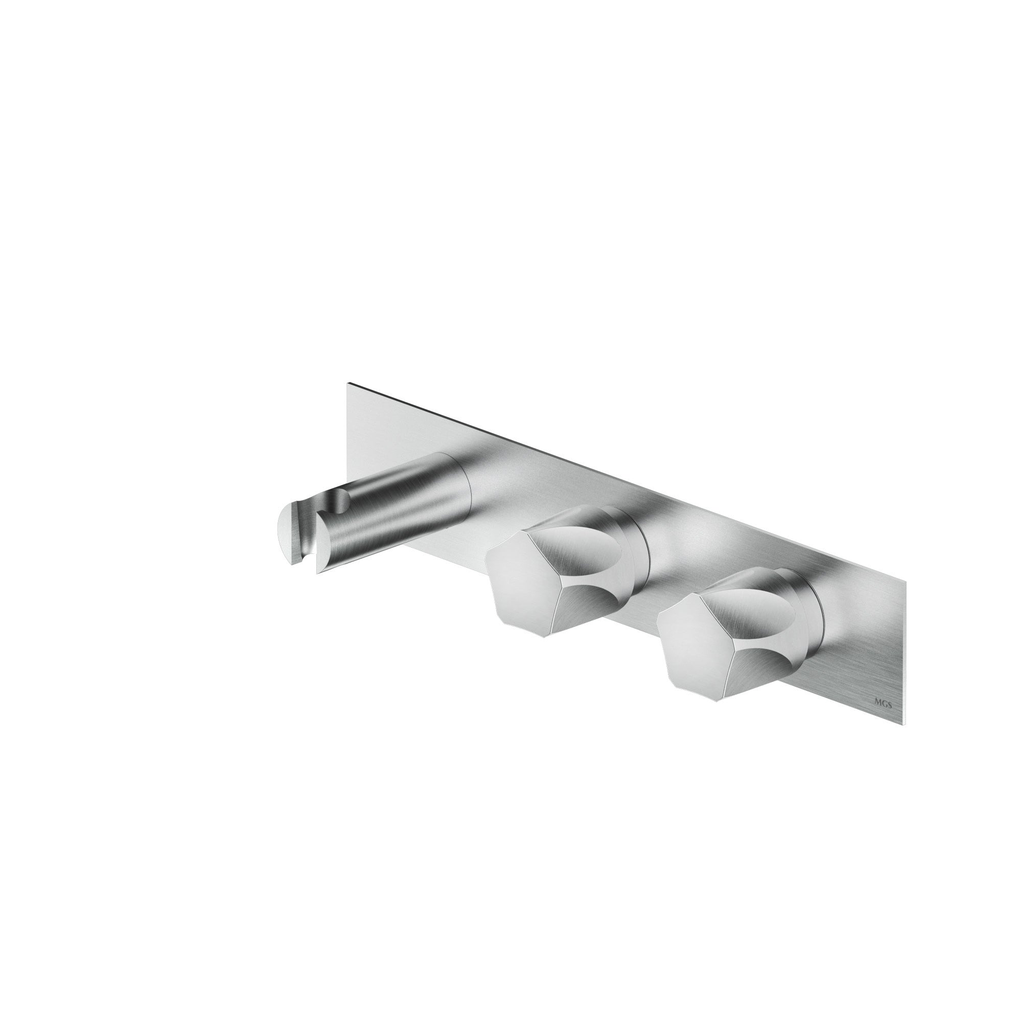 Penta PE455 Stainless Steel Thermostatic Trim with Two-way Diverter and Volume Control – 2 Functions