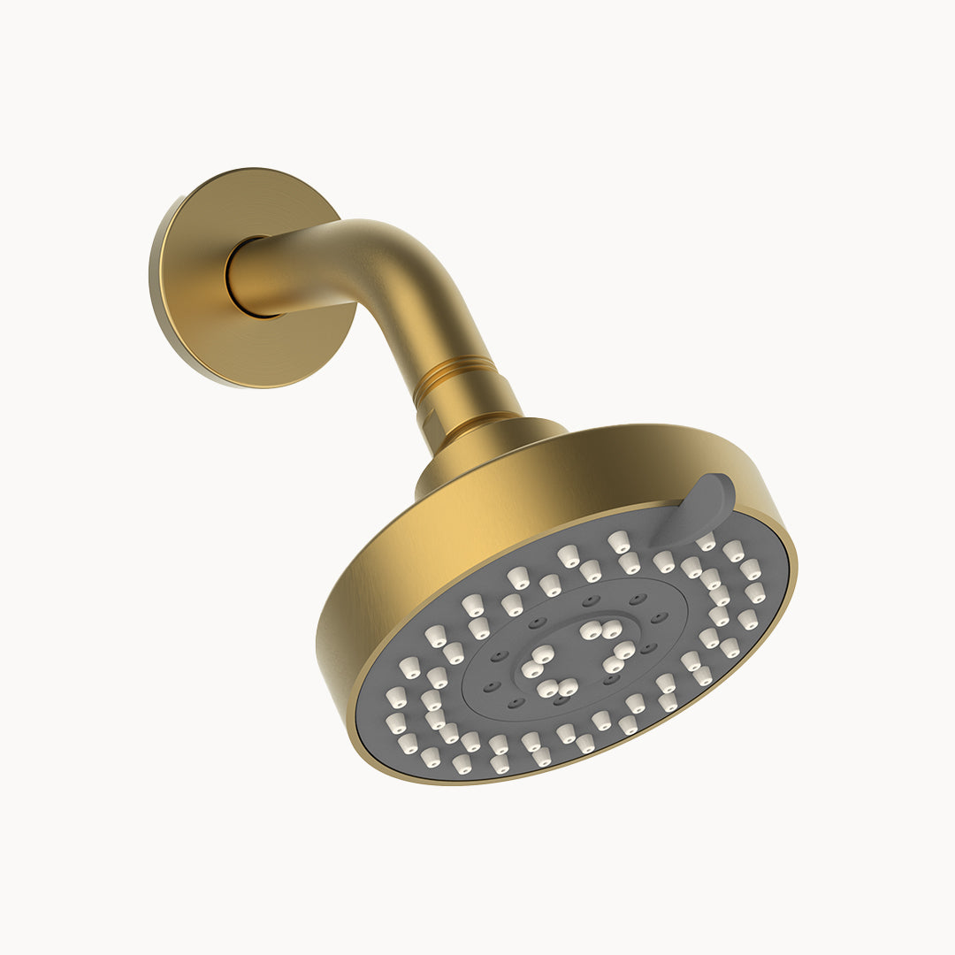 Multi-Function Shower Head with Arm and 5 Decorative Arm Flanges