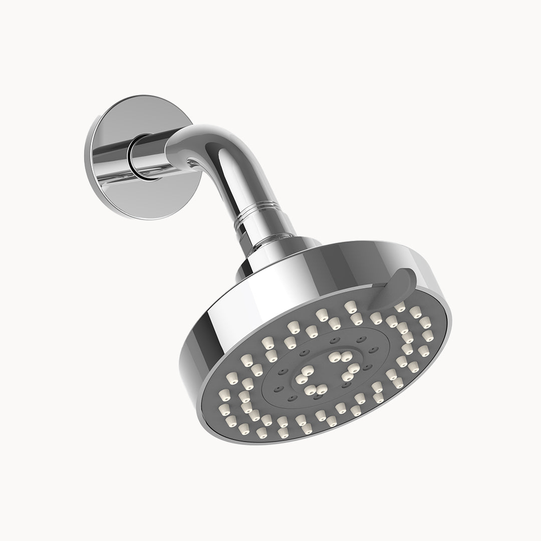 Multi-Function Shower Head with Arm and 5 Decorative Arm Flanges