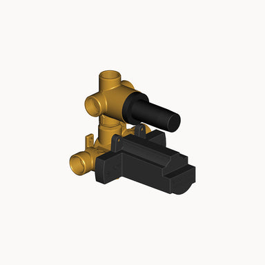 SV9INC-275-US 3/4" Thermostatic Rough-in Valve with Three-way Diverter – 3 Non-shared Functions