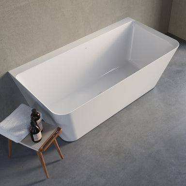 Taos 62" Back-to-Wall Bathtub with Integral Overflow