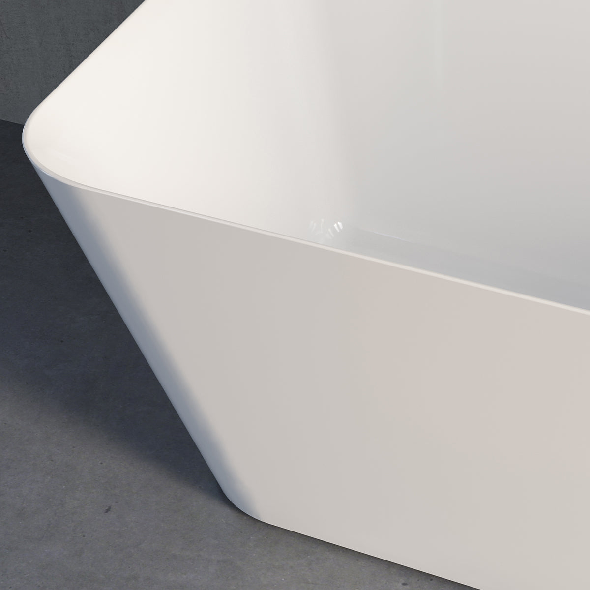 Taos 62" Back-to-Wall Bathtub with Integral Overflow