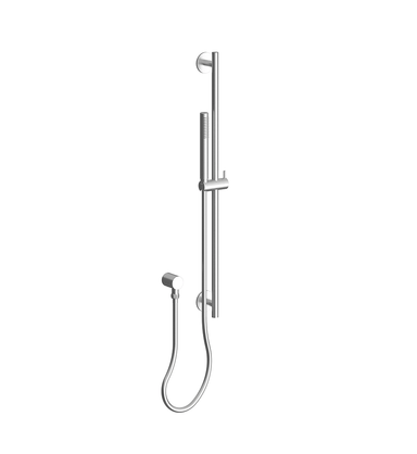 Techno Chic Slidebar handshower assembly with supply elbow - Vertical lines