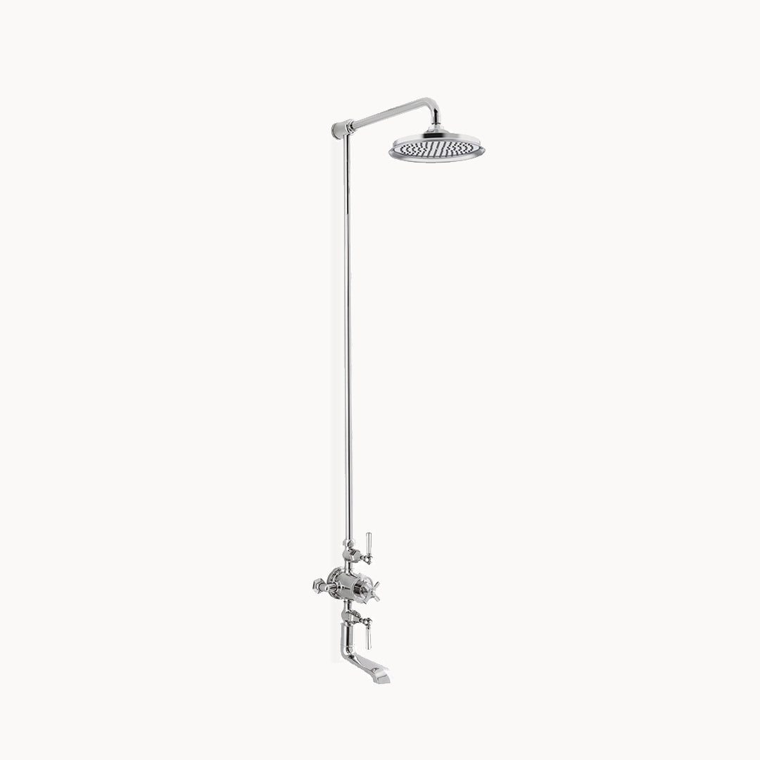 Waldorf Exposed Thermostatic Tub and Shower Trim Set, 2 Functions