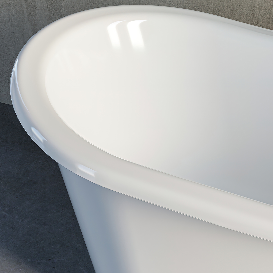 Winsome 66" Freestanding Bathtub with Integrated Overflow