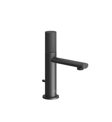 Nerea Single handle luxury lavatory set with pop-up drain assembly - Knurling