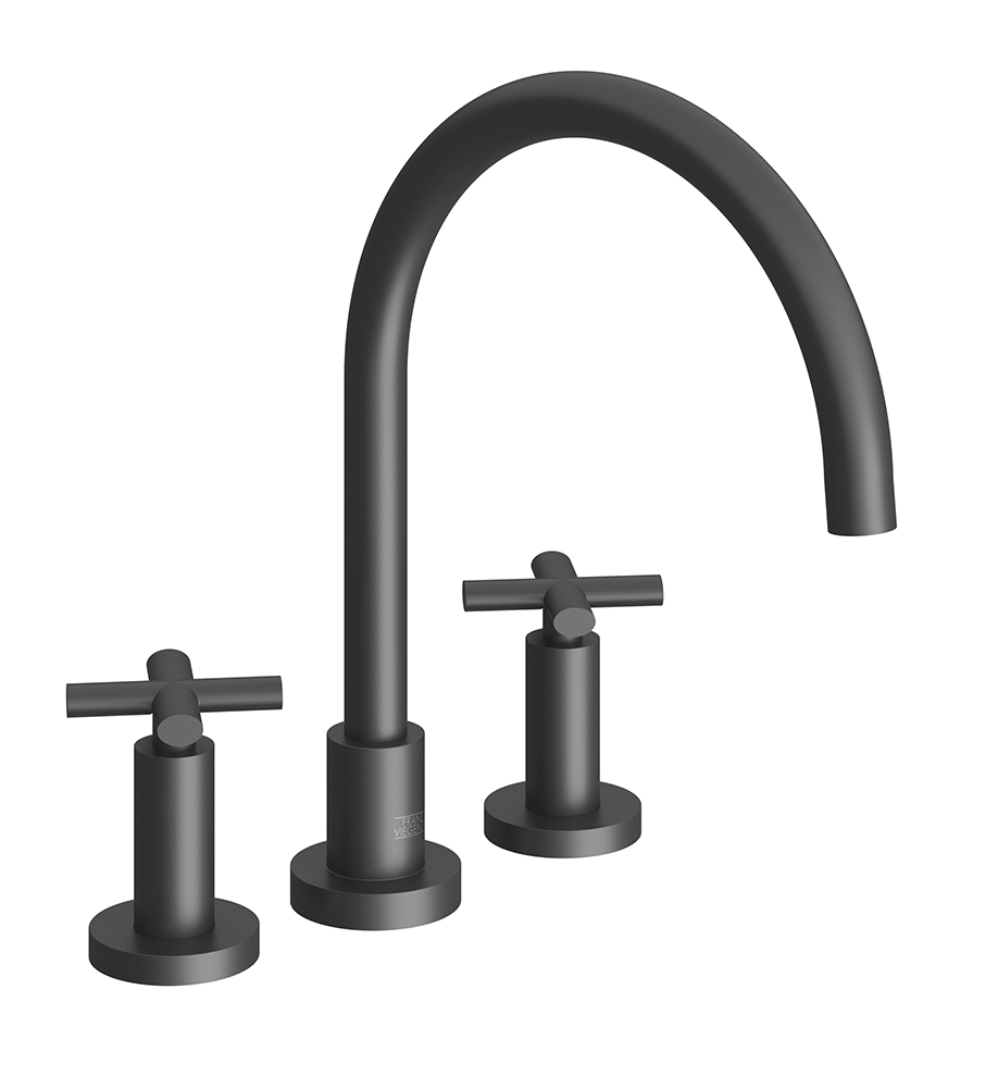 Nerea Deck mounted Roman bath faucet