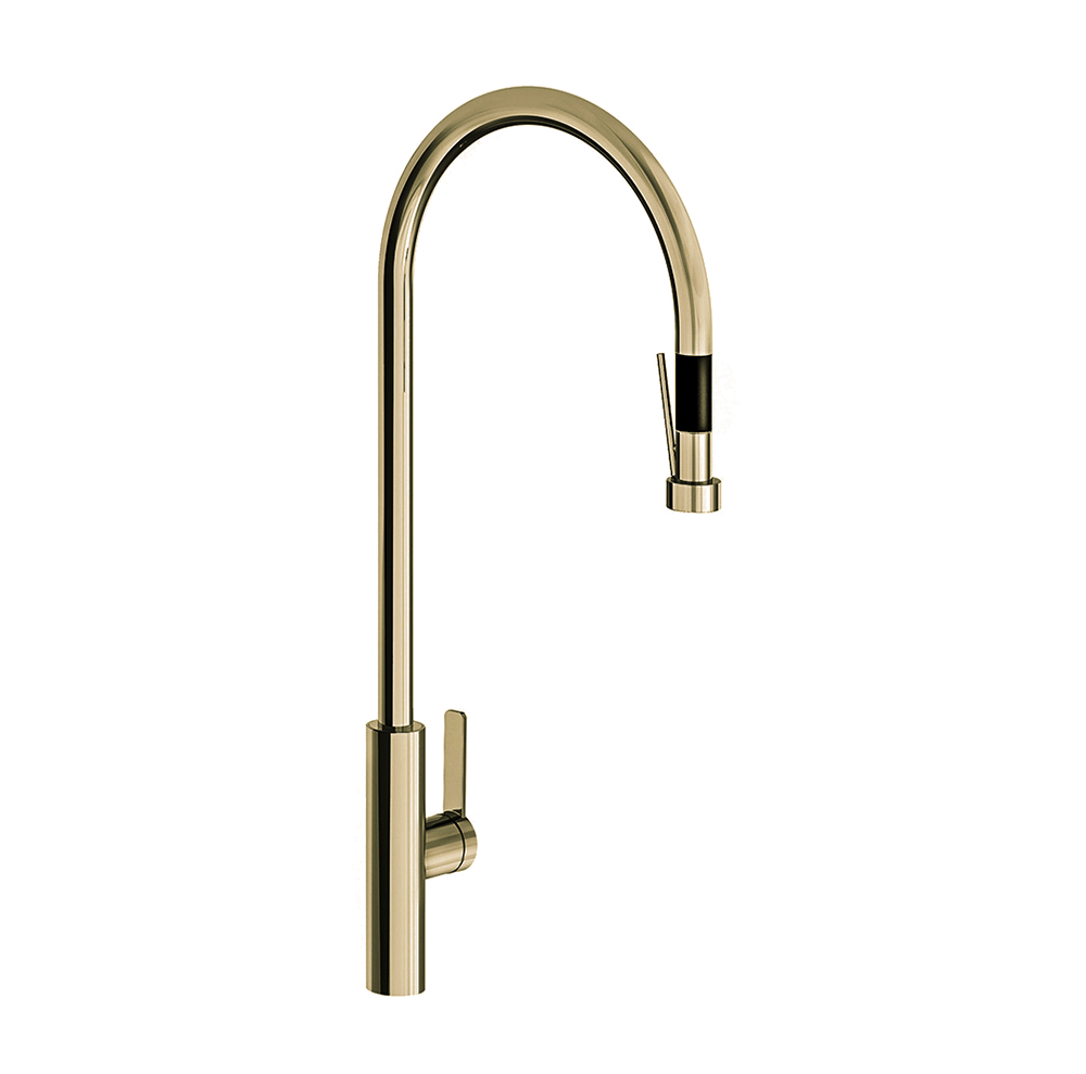 Professional single handle Kitchen Faucet with pull-out sprayer and flexible hose