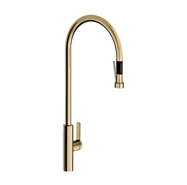 Professional single handle Kitchen Faucet with pull-out sprayer and flexible hose