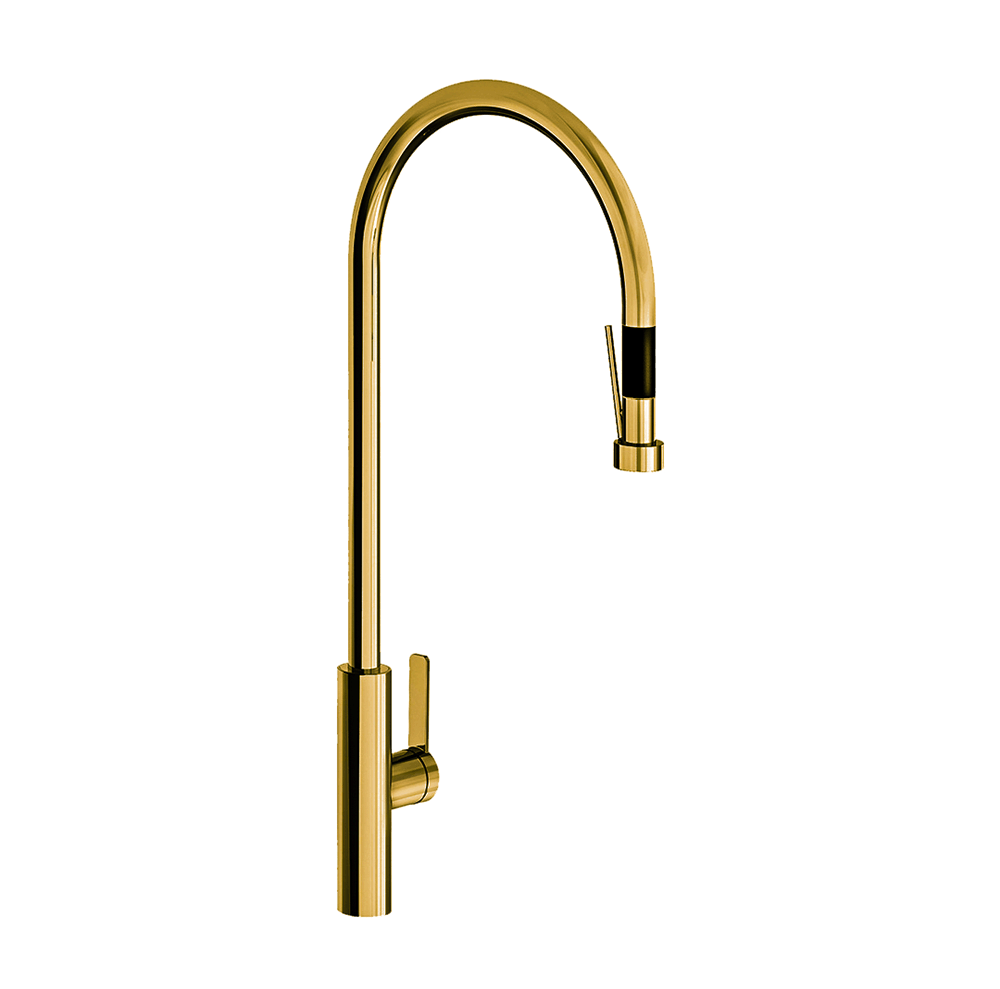 Professional single handle Kitchen Faucet with pull-out sprayer and flexible hose