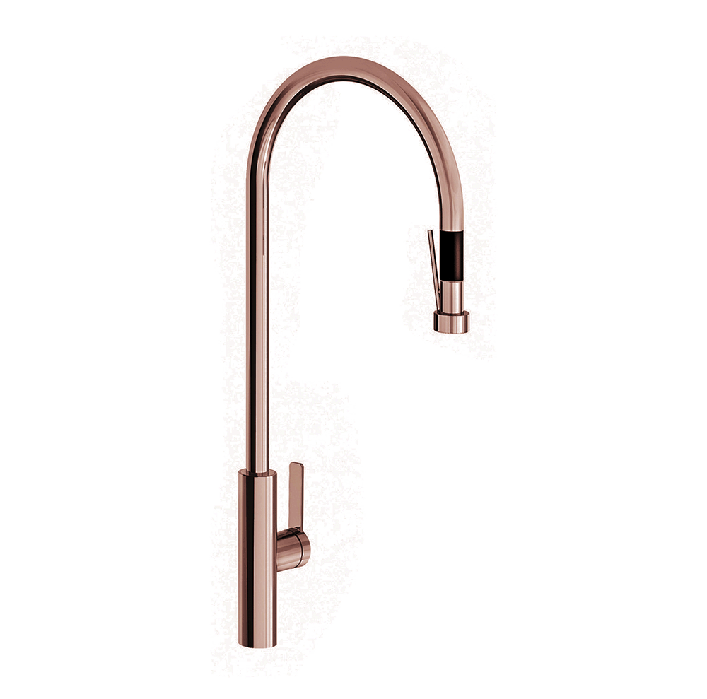 Professional single handle Kitchen Faucet with pull-out sprayer and flexible hose