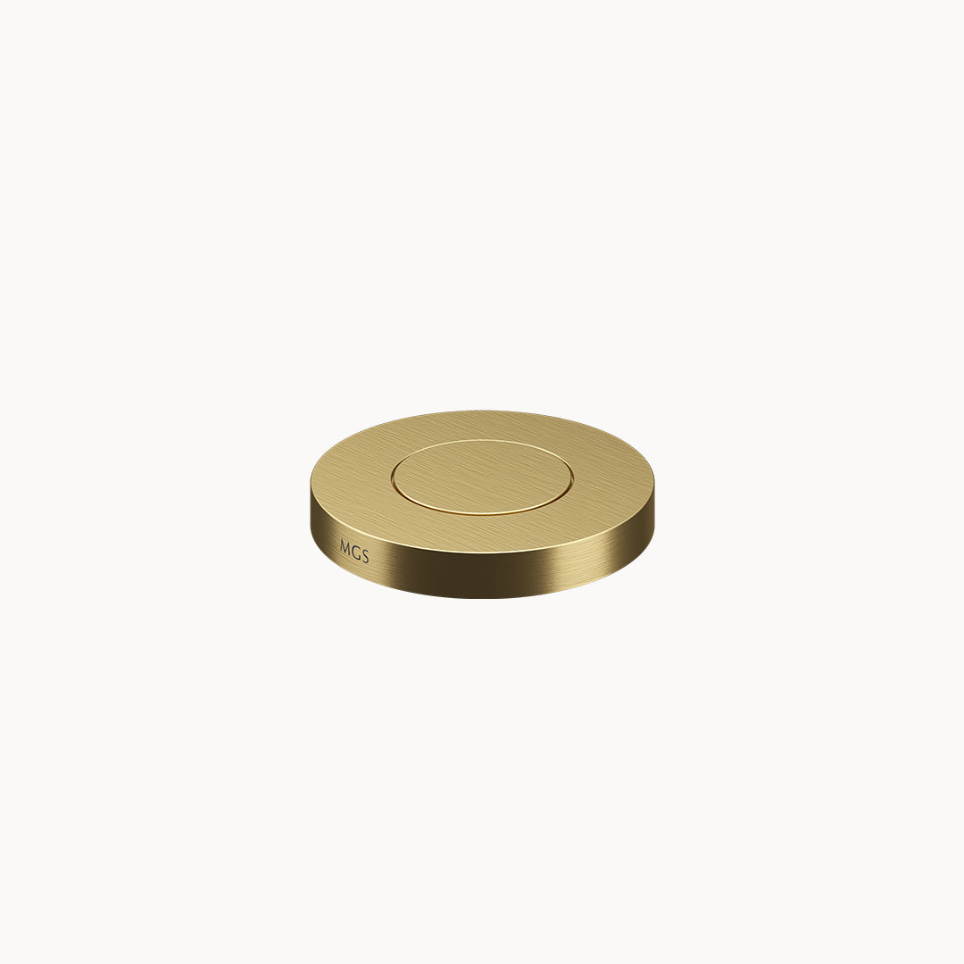 MGS Cucina Stainless Steel Air Switch in Stainless Steel Matte Gilded PVD